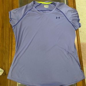 Womens purple under armour athletic shirt